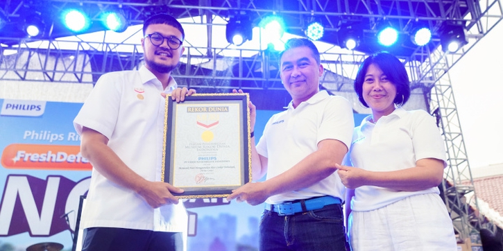 Philips Raih Rekor MURI : Masak Nasi Serentak dengan 300 Rice Cooker Selama 2 Hari Nonstop