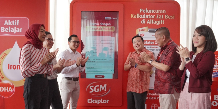 Alfamart Bersama SGM Eksplor Luncurkan Kalkulator Zat Besi di Alfagift