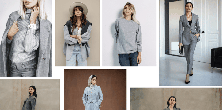 Inspirasi Mix and Match Warna Abu-Abu agar Tampil Stylish Setiap Hari