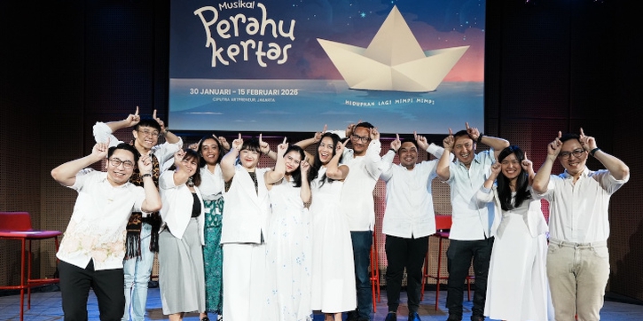Musikal Perahu Kertas Ajak Penonton Hidupkan Lagi Mimpi-Mimpi