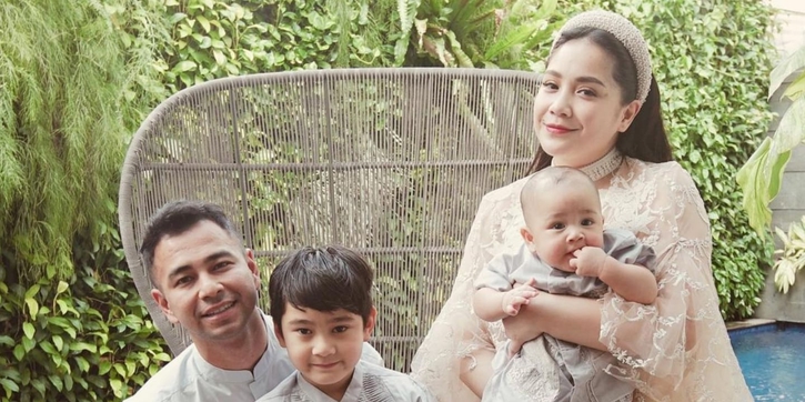 Momen Lebaran Keluarga Sultan Andara, Raffi Ahmad dan Nagita Slavina