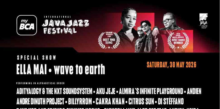 Event - Java Jazz Festival 2026 (LINE UP DAY 2)&nbsp;