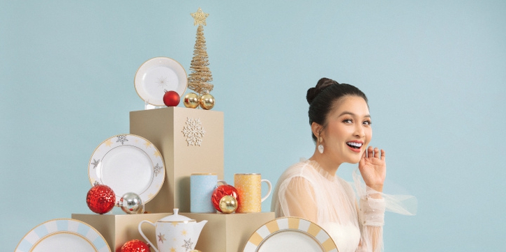 Sambut Akhir Tahun, ZEN Tableware Gandeng Sandra Dewi Rilis Koleksi Timeless Luxury