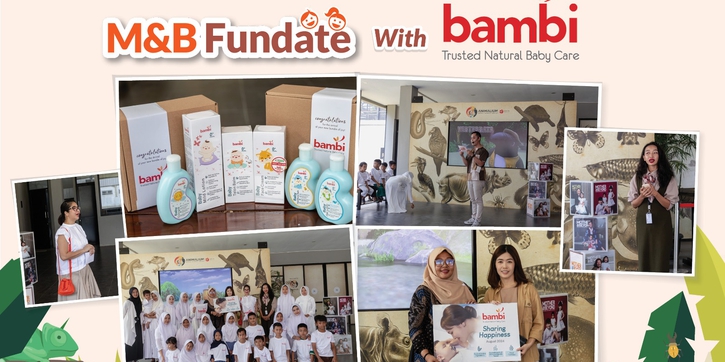 M&B Fundate with Bambi Baby: Berbagi Kebahagiaan Bersama Anak Yatim Piatu