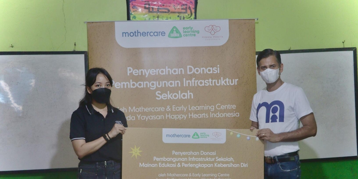 Kolaborasi Mothercare, Early Learning Centre, dan Happy Hearts Indonesia untuk Perbaiki Infrastruktur Sekolah
