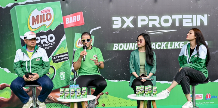 MILO Luncurkan MILO PRO, Tinggi Protein untuk Bounce Back Like a Pro