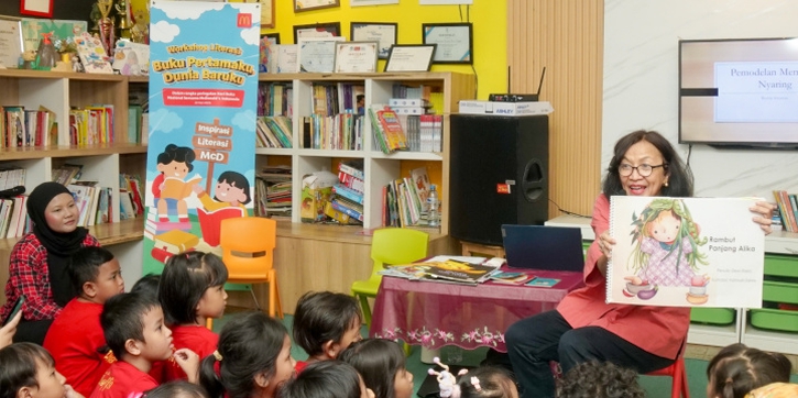 Gandeng Rumah Baca Zhaffa, McDonald's Indonesia Tanamkan Cinta Membaca pada Anak