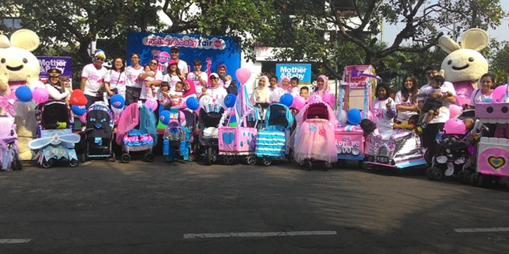 Pagi Meriah dengan Strolling Stroller M&B Fair 2014