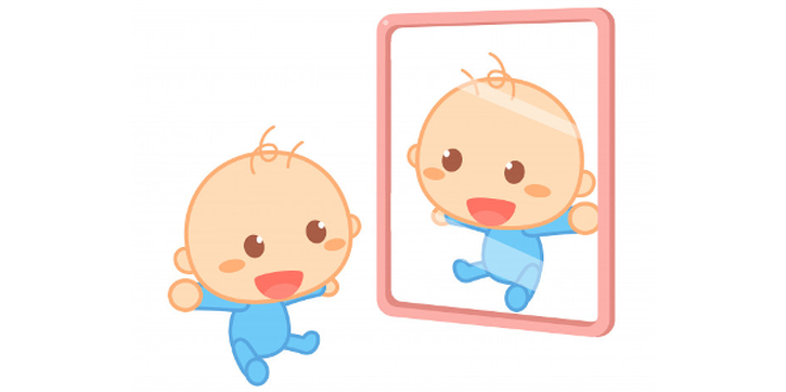 Si Kecil Suka Bercermin? Ini 5 Manfaat Bercermin untuk Bayi
