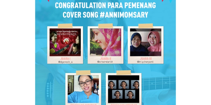 Cinta untuk Ibu Lewat Lagu, Ini Pemenang #AnniMOMsary