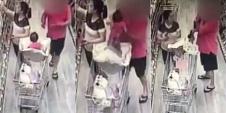 Awas! Bayi Hampir Diculik di Supermarket