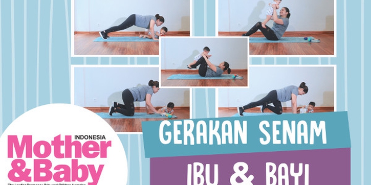 Senam Lantai bersama Bayi