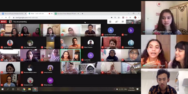 Di Tengah Pandemi, Sekolah Cikal Gelar Pameran Online