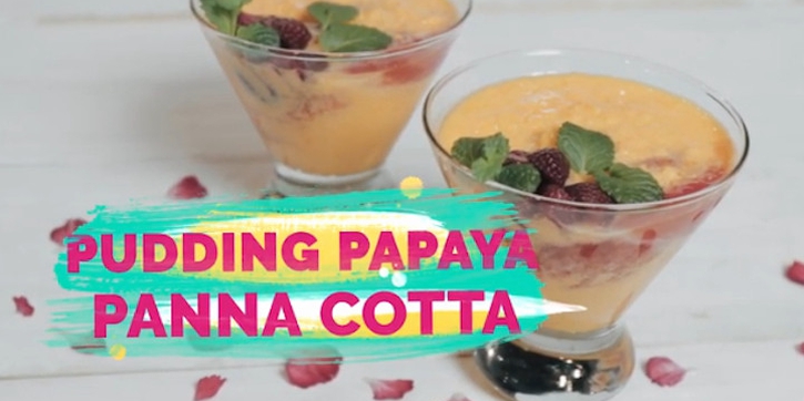 Menu Buka Puasa Keluarga: Pudding Papaya Panna Cotta