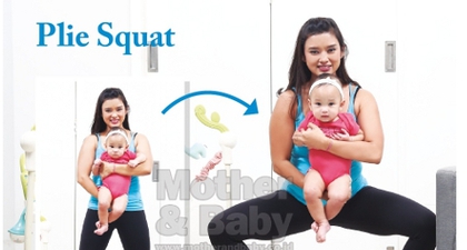Kurangi Berat Badan dengan Olahraga sambil Gendong Bayi