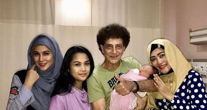 Bahagianya Ahmad Albar Dikaruniai Bayi Perempuan