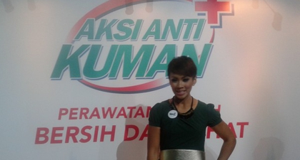 Melanie Putria Ajarkan Anak Hidup Sehat