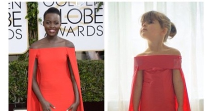 Kreasi Gaun dari Kertas