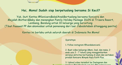 Bekal Anak Bertualang bersama Konicare 