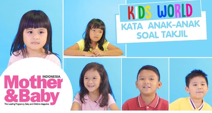 Kata Anak-Anak Soal Takjil