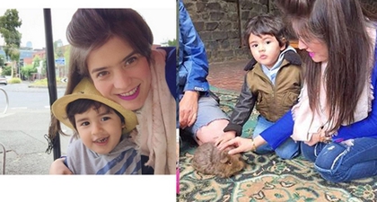 Carissa Puteri Senang Ajak Anak Bermain di Alam 