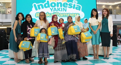 Ribuan Popok Dibagikan di HUT Kota Surabaya