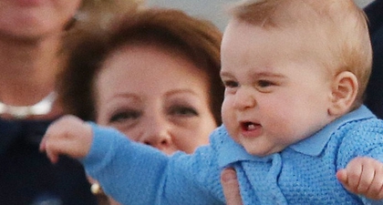 Ekspresi Lucu dari Prince George