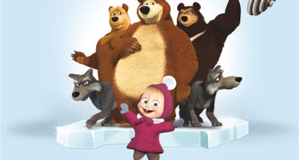 Marsha and The Bear On Ice