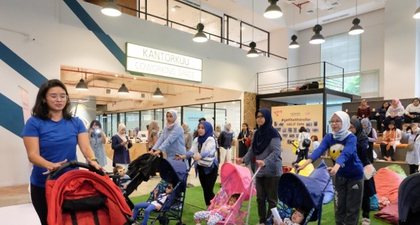 Olahraga Seru bersama Si Kecil Pakai Stroller Yuk, Moms