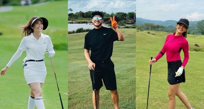 10 Celebrity Moms dan Dads Indonesia yang Hobi Main Golf