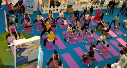 Bonding Moms dan Si Kecil di M&B Fair Surabaya 2018