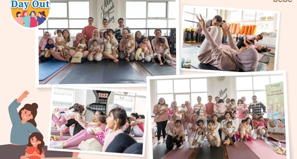 Mempererat Bonding dengan Yoga Bareng Anak di M&amp;B Mom's Day Out Bersama Tropee Bebe
