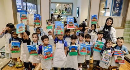 M&amp;B Fundate with Markette: Bonding Moms dan Si Kecil Lewat Aktivitas Melukis