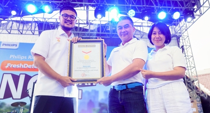 Philips Raih Rekor MURI : Masak Nasi Serentak dengan 300 Rice Cooker Selama 2 Hari Nonstop