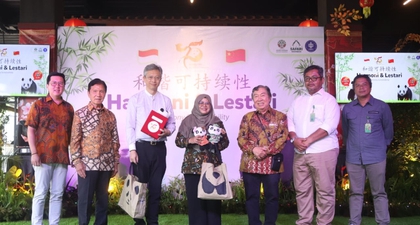 Keberhasilan Konservasi Panda di Taman Safari Indonesia Diapresiasi Duta Besar RRT