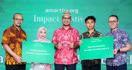 Bangun Desa Lewat Pendidikan, Amartha.org Komitmen Salurkan Rp10 Miliar Beasiswa bagi Pelajar di Daerah