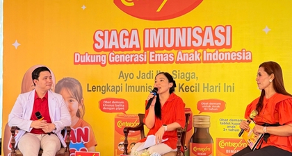 Dukung Generasi Emas Anak Indonesia, Contrexyn Siaga Imunisasi Lebih dari 1.000 Anak