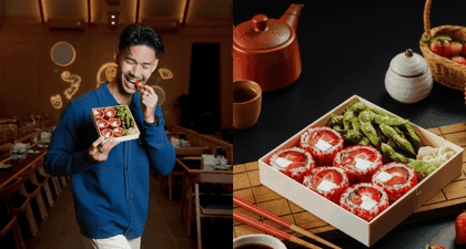 Mencoba Sensasi Sushi Buah Jumbo Persembahan Sushi Hiro x Chalton Ciptadi