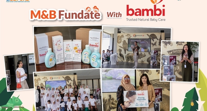 M&amp;B Fundate with Bambi Baby: Berbagi Kebahagiaan Bersama Anak Yatim Piatu