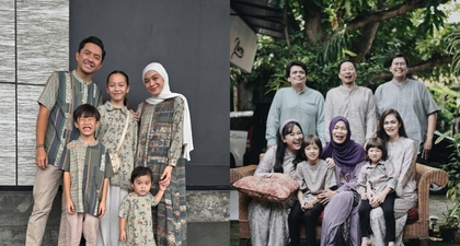 Potret Keluarga Artis Rayakan Idul Fitri 2024