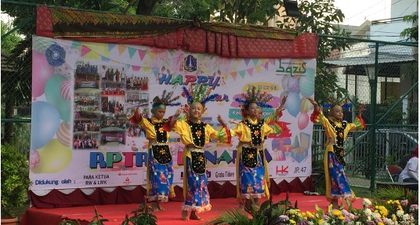 HUT Ke-3 RPTRA Kenanga Cideng Dirayakan Bersama Warga