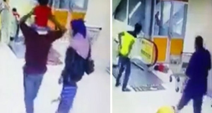 Balita Terjatuh dari Eskalator saat Digendong Ayahnya