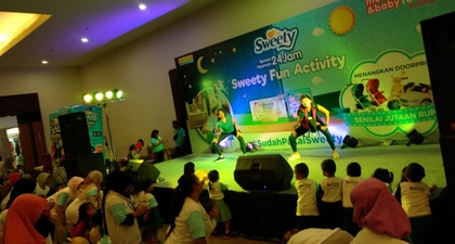 Serunya Mom & Baby Exercise di M&B Fair Surabaya 2018