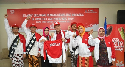 Indonesia Kirim 4 Remaja Disabilitas ke GITC Korsel